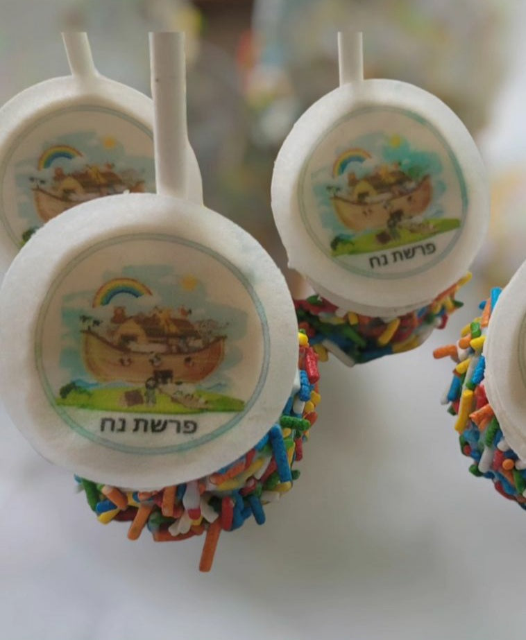 GF and allergy friendly Parshas Noach cake pops